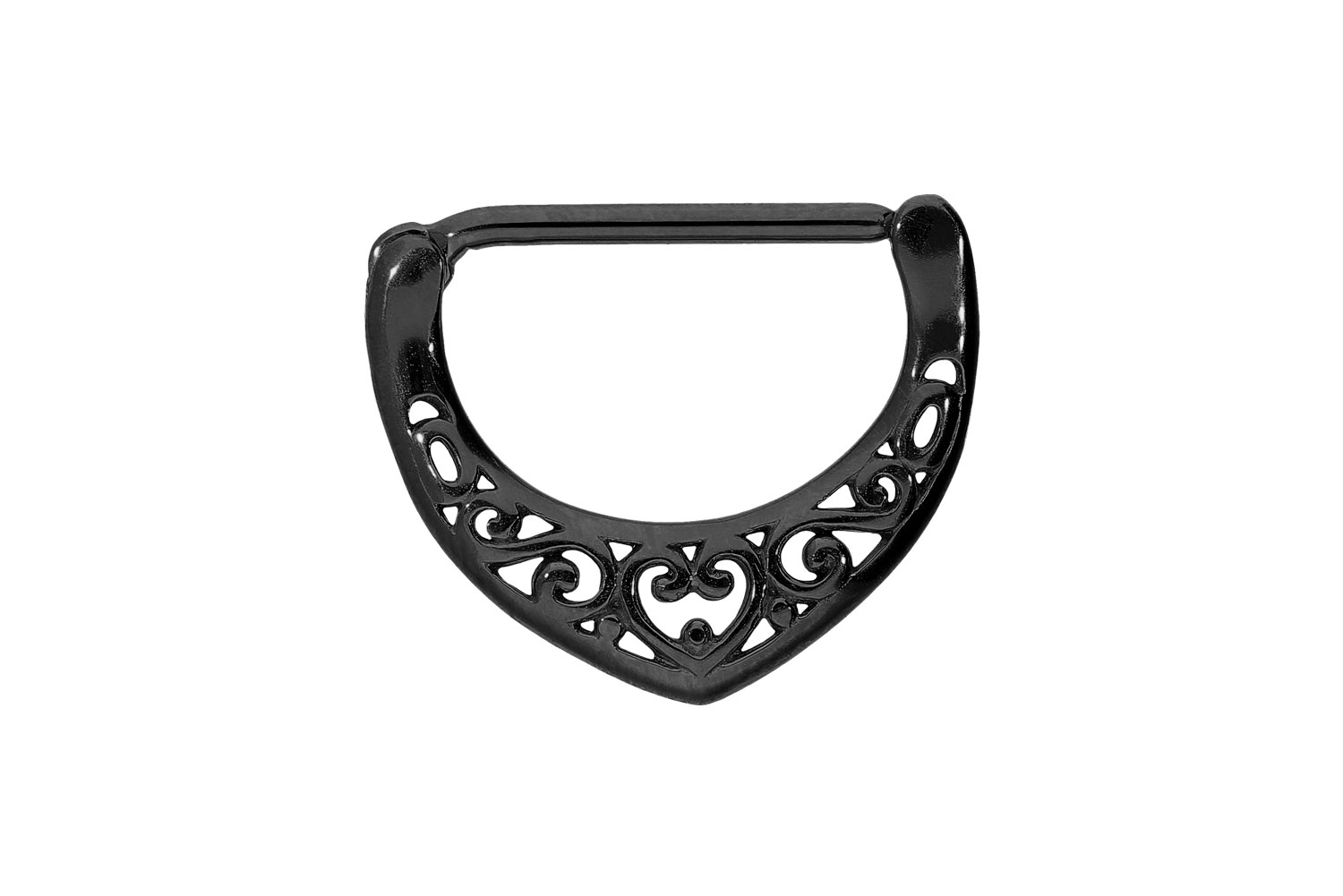 Chirurgenstahl Nippelpiercing Clicker ORIENTALISCH ++SALE++